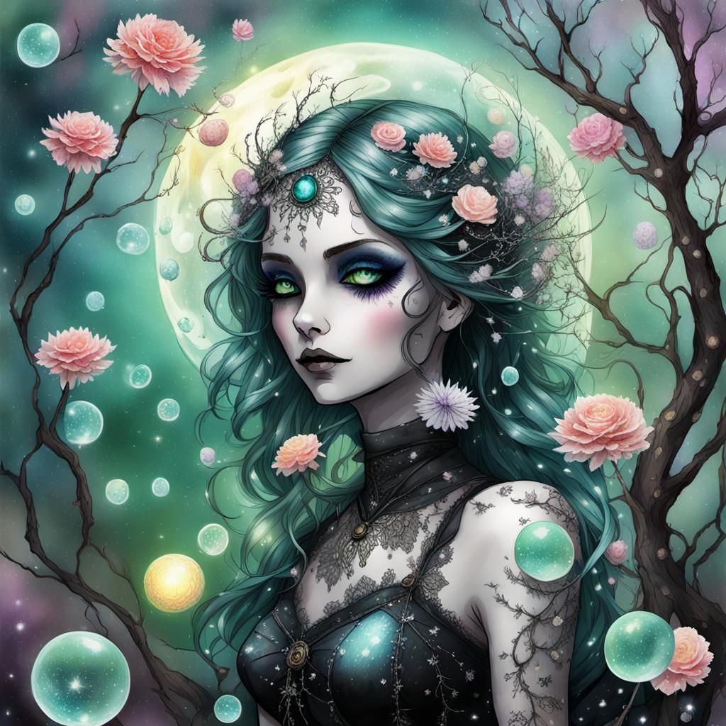 Dark Watercolor Art