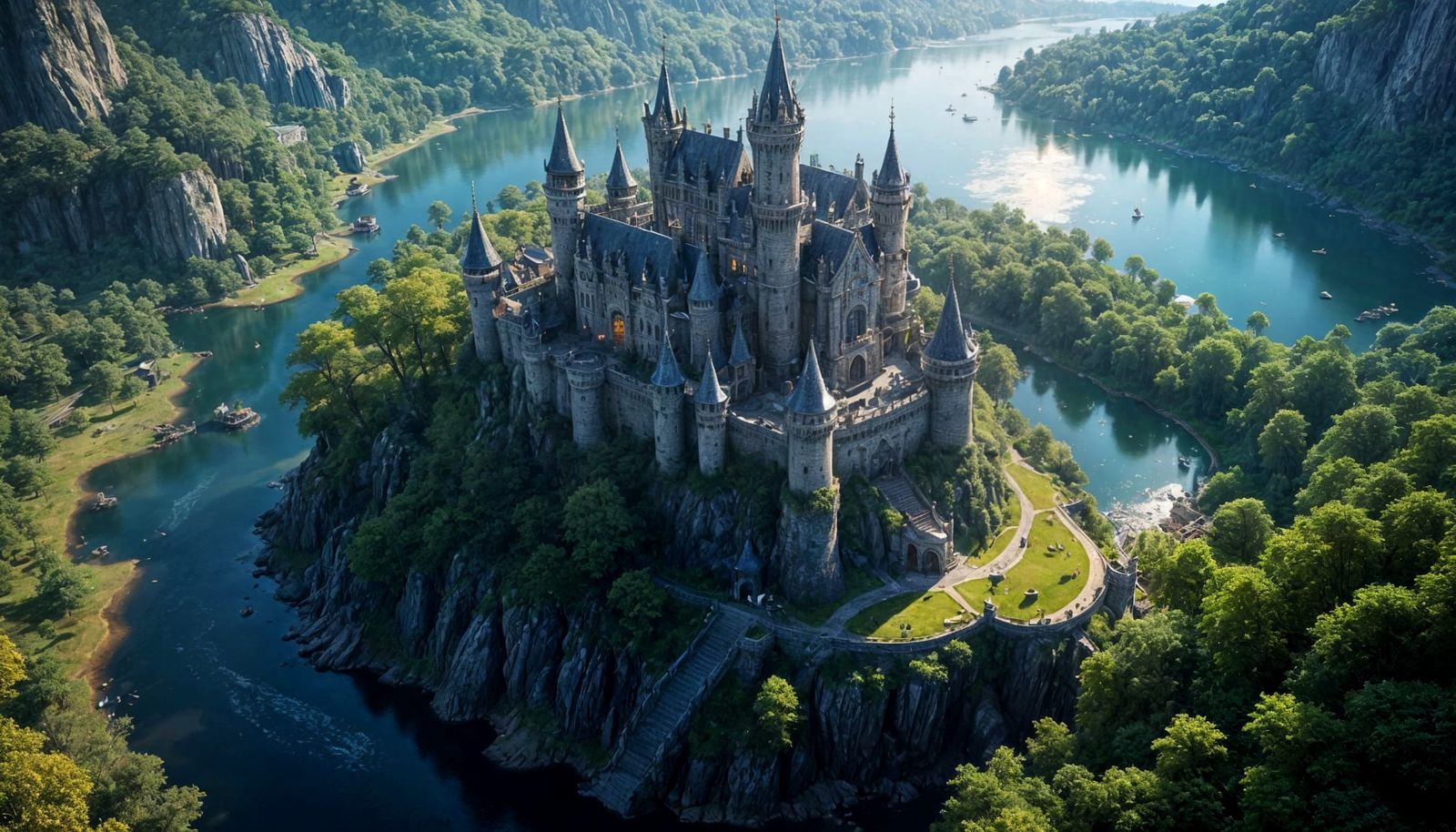 a bird's-eye perspective  by @N-Irene