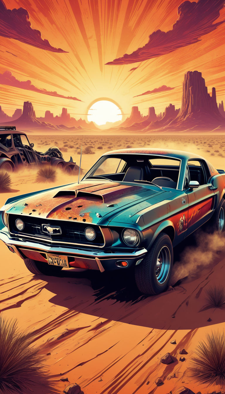 A retro Horror Comic style poster