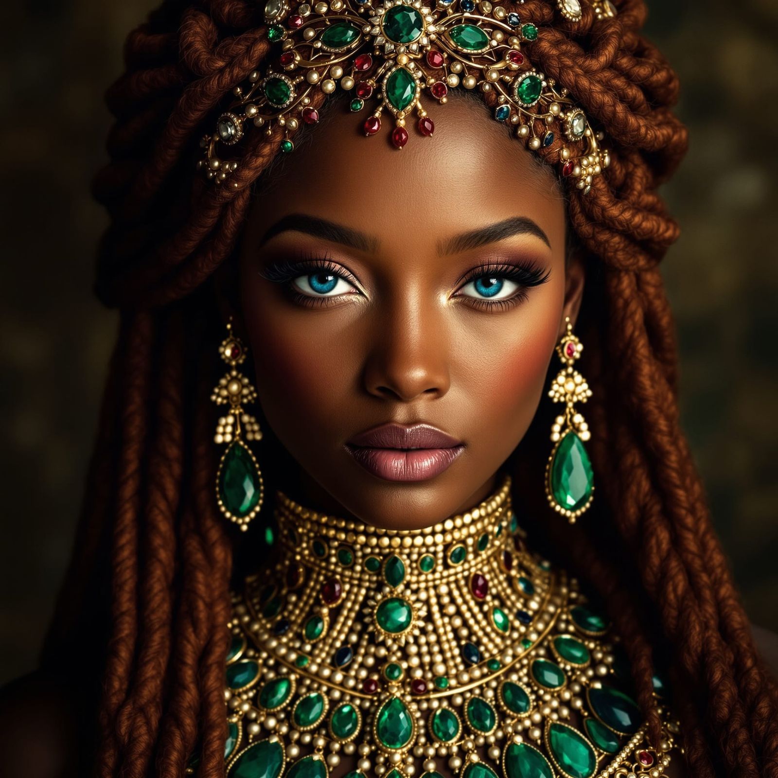 Her eyes, blue as ancient glass  by @Murray Love