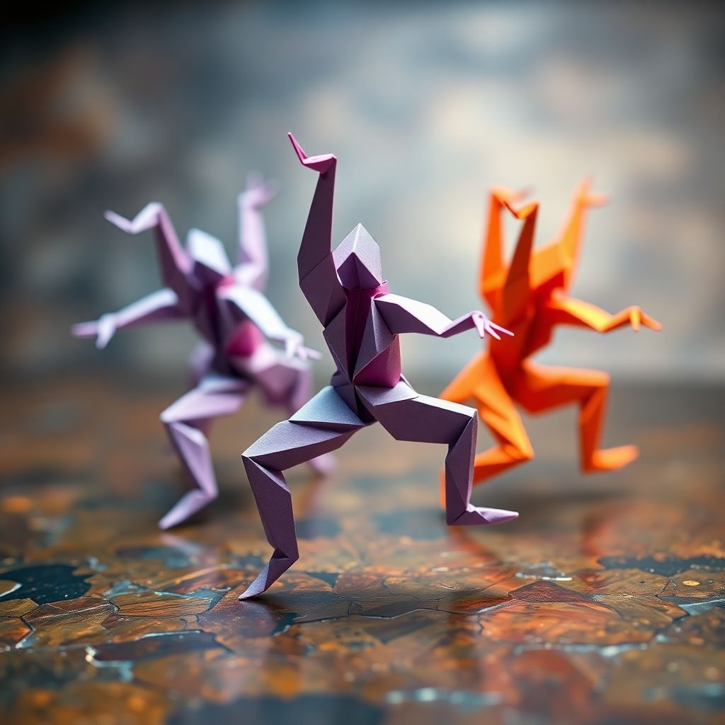 Origami Dancers