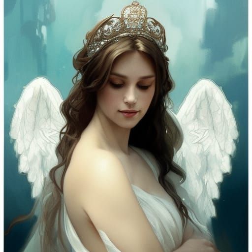 Princess of Angels - AI Generated Artwork - NightCafe Creator