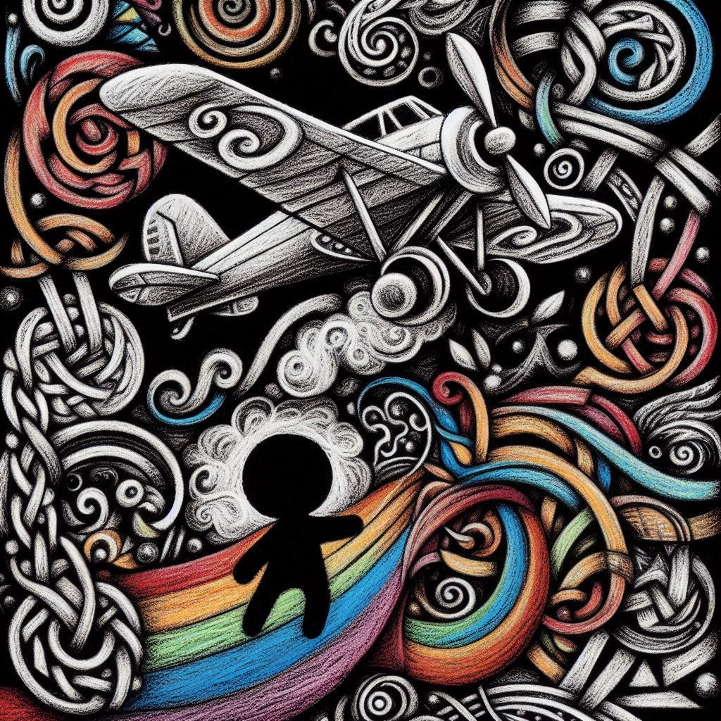 June Art Jam Images- plane