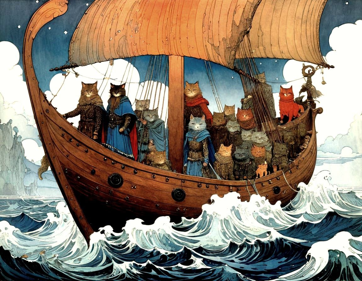 viking period - warrior cats  by @Katie May