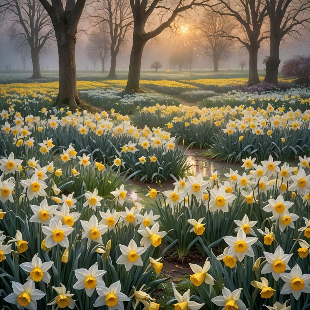 A beautiful field of flowers