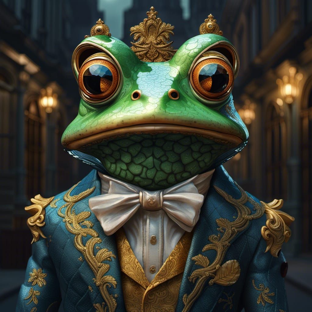 The Frog Prince - AI Generated Artwork - NightCafe Creator