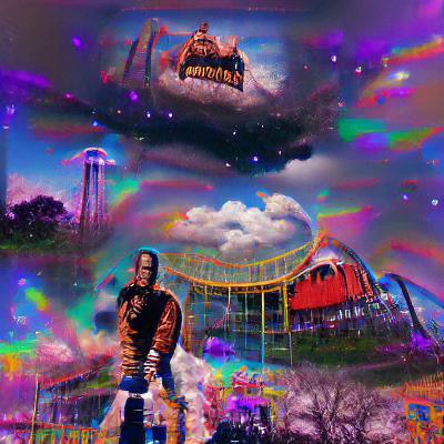 Astroworld album art generated by Ai!!!!!!🤎 : r/travisscott