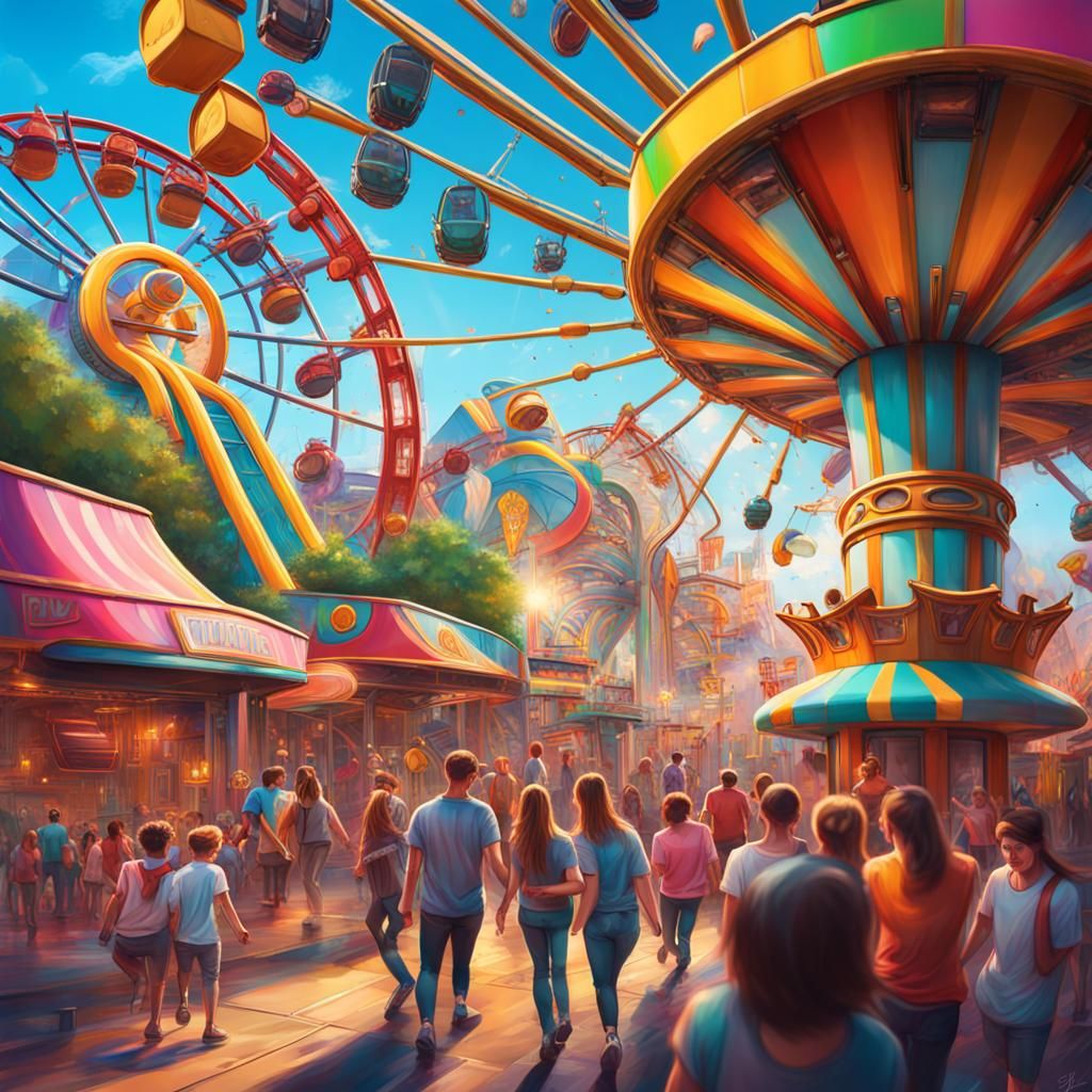 Theme Park  by @Hima__