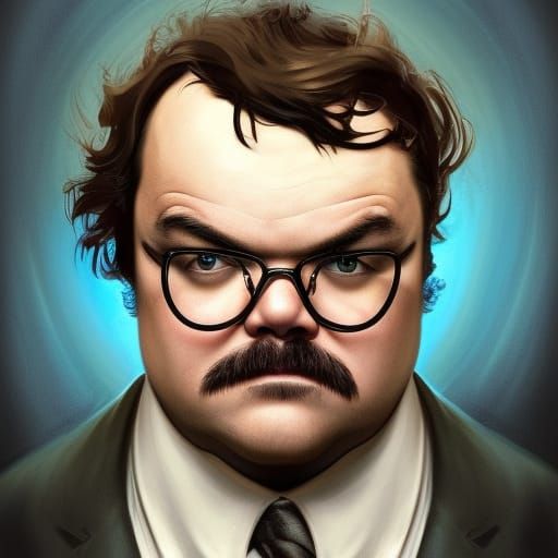 Actor Jack Black as a mad scientist in a lab - AI Generated Artwork ...