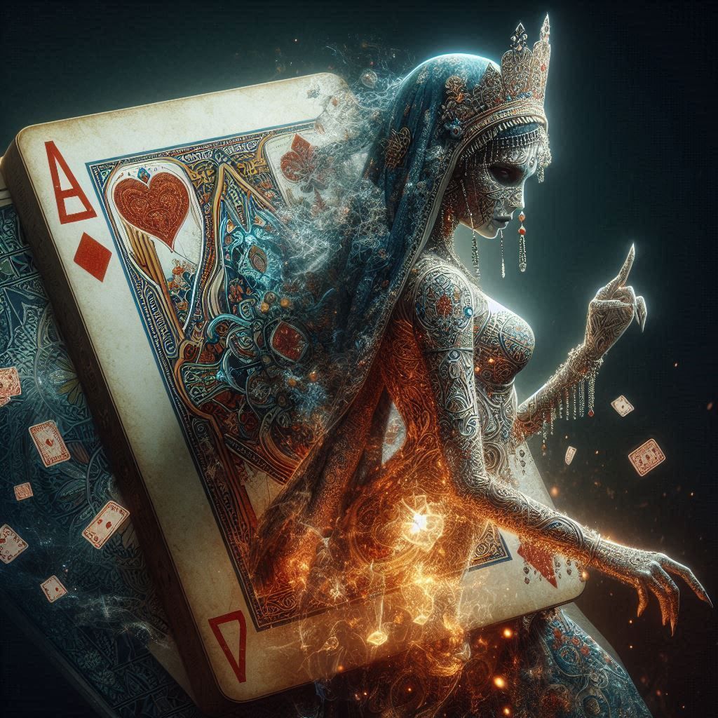 Persian princess (macabre card)