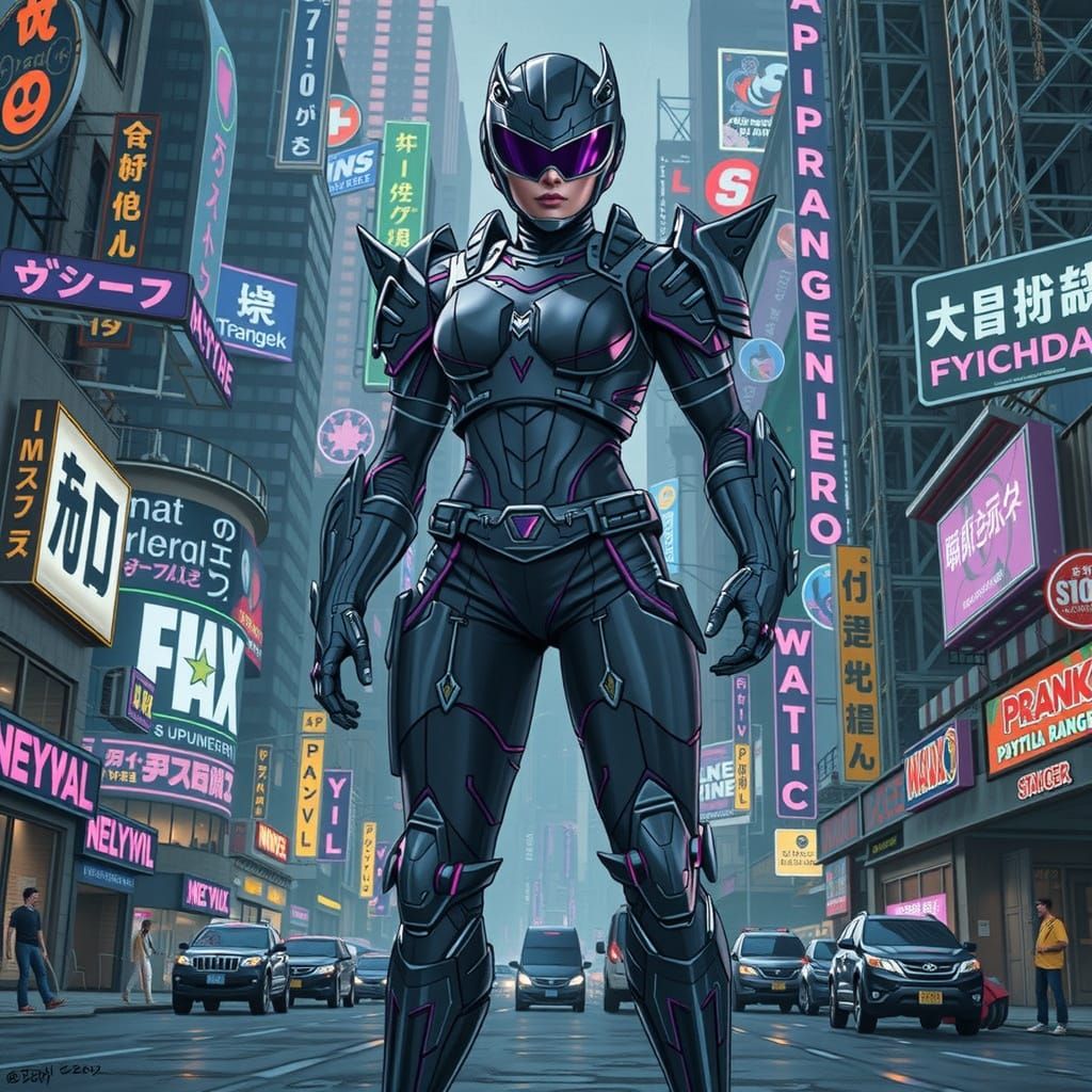 Female Purple Psycho Ranger 