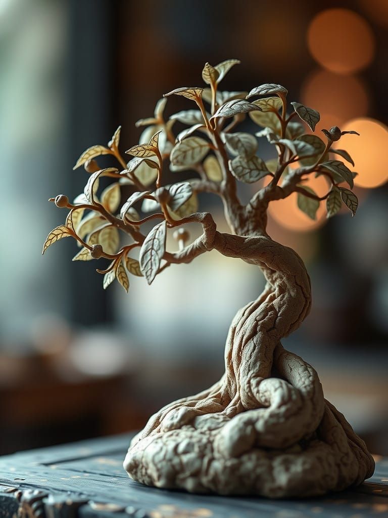clay bonsai