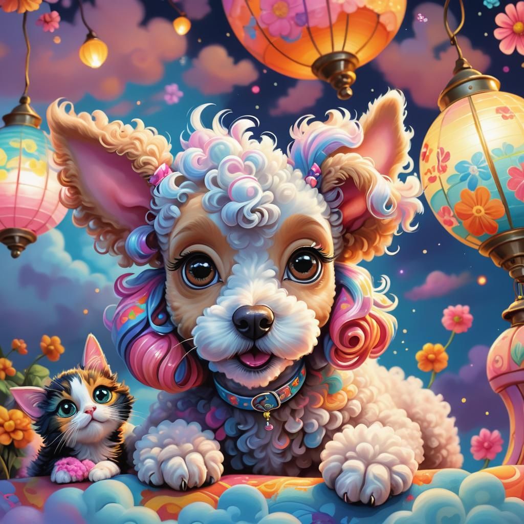 Funky Fur Friends in a Festive Glow