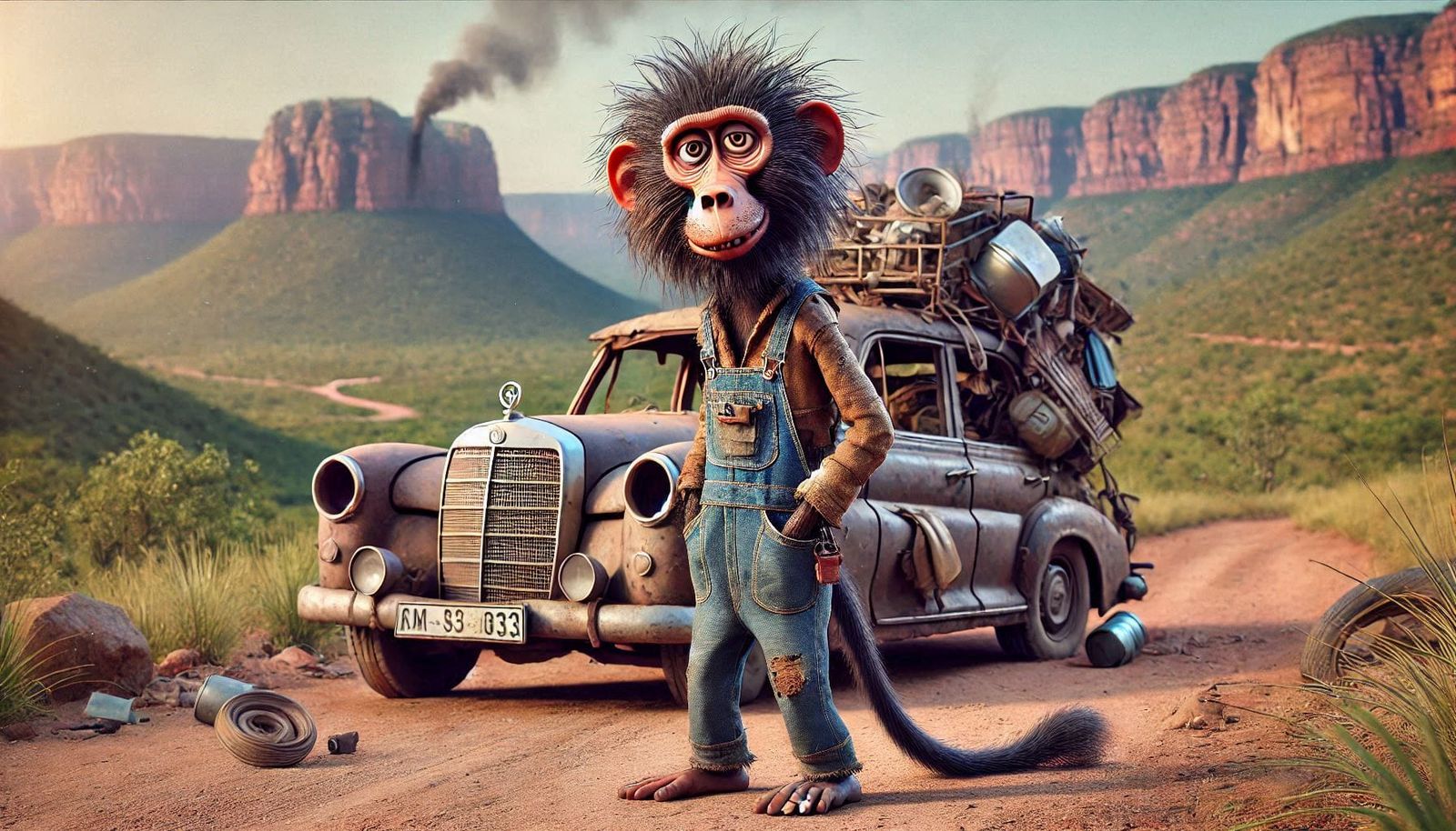 Bobbejane van Magaliesberg & hul wiele 🛞 14