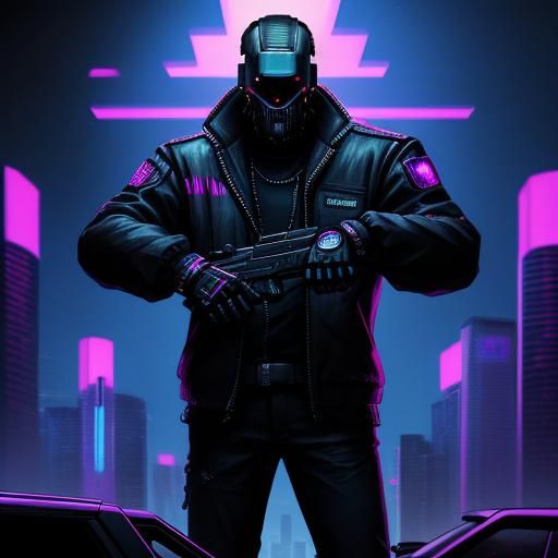 cyberpunk style digital art | synthwave | retrowave | sci-fi...