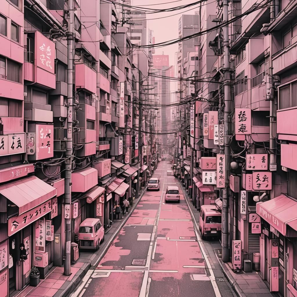 Sakura Street Vibes  by @Mr Generic