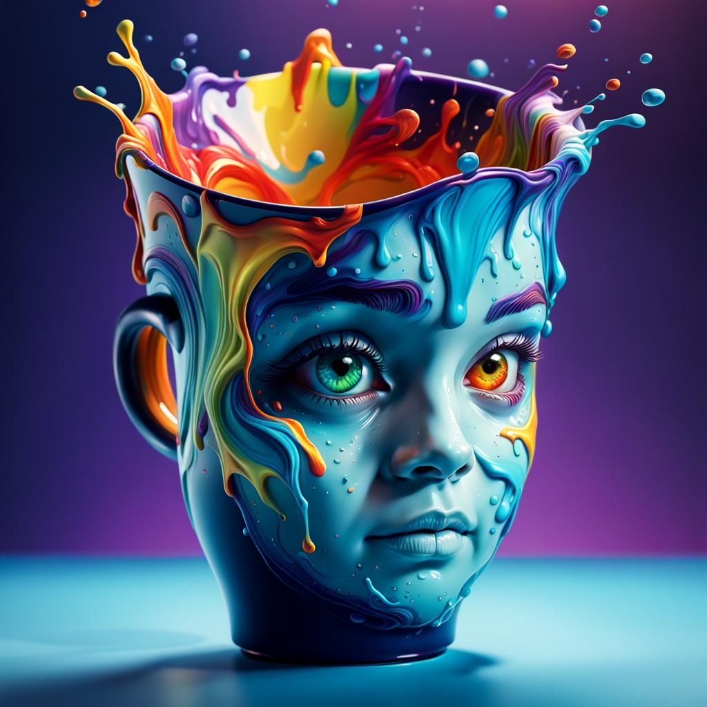a trippy cup