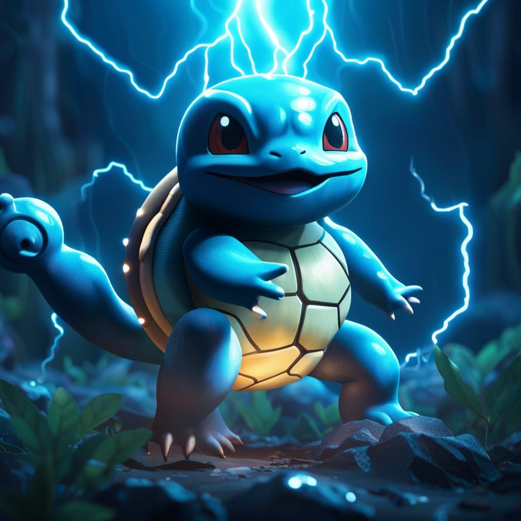 Squirtle #1 - AI Generated Artwork - NightCafe Creator