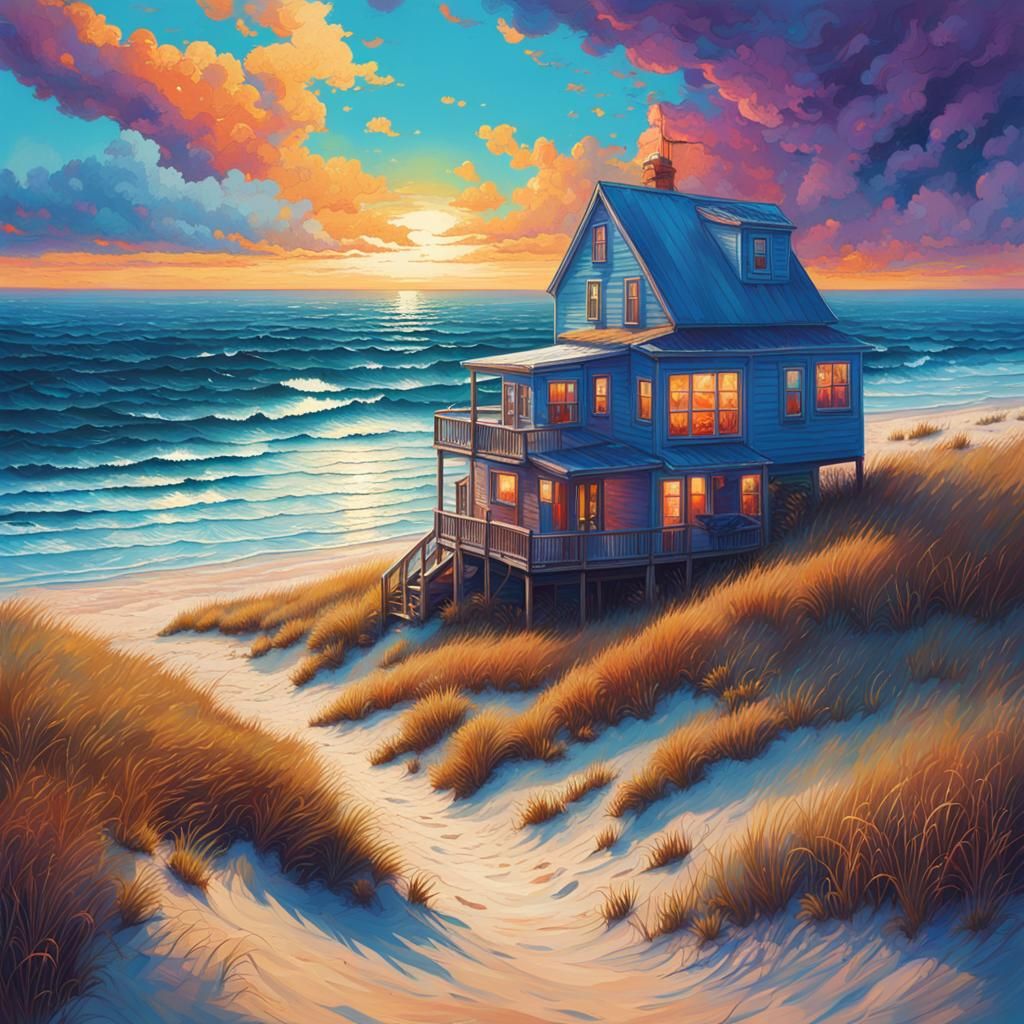 A vacation house at the Outerbanks