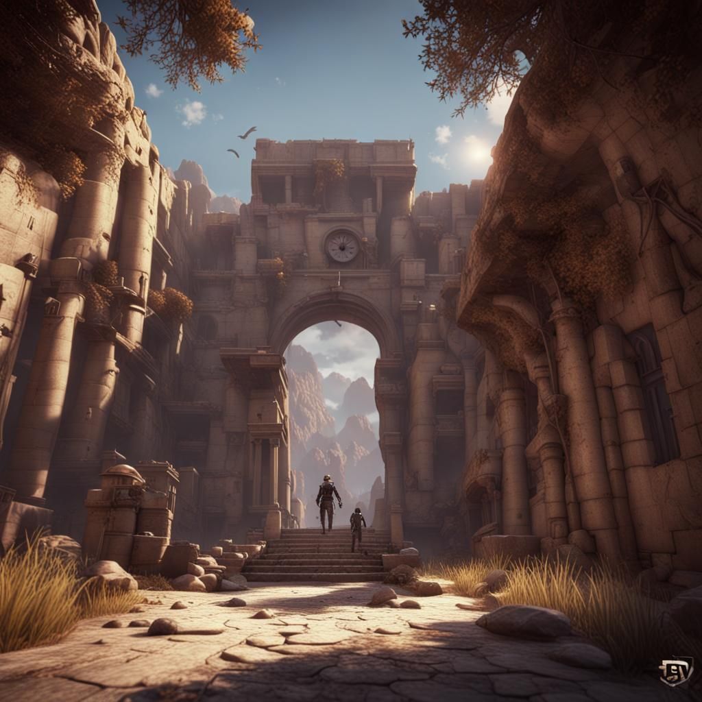 Donald Trump in Armor with Sword, 3D Render