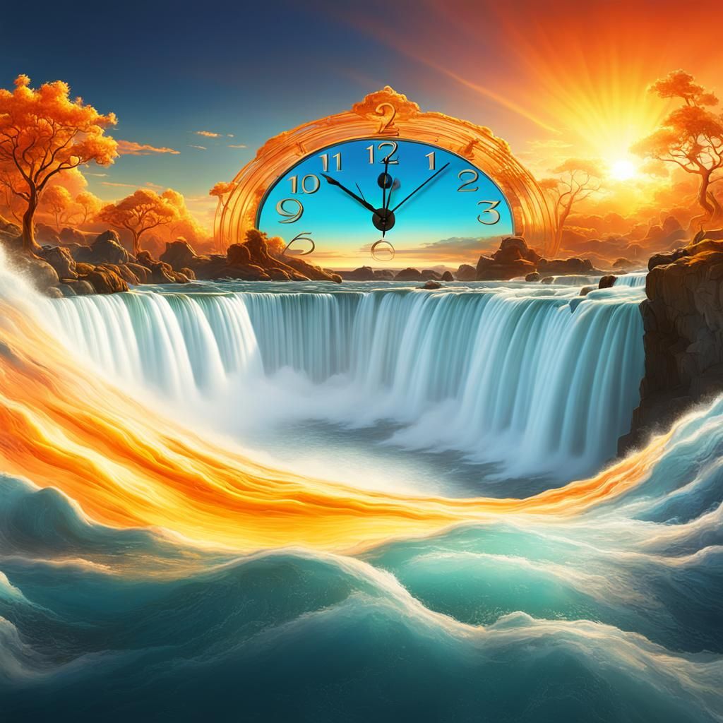 l'horloge du temps qui s'écoulent  by @julien salmon