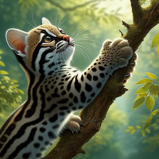 Margay (also known as the Monkey Cat)