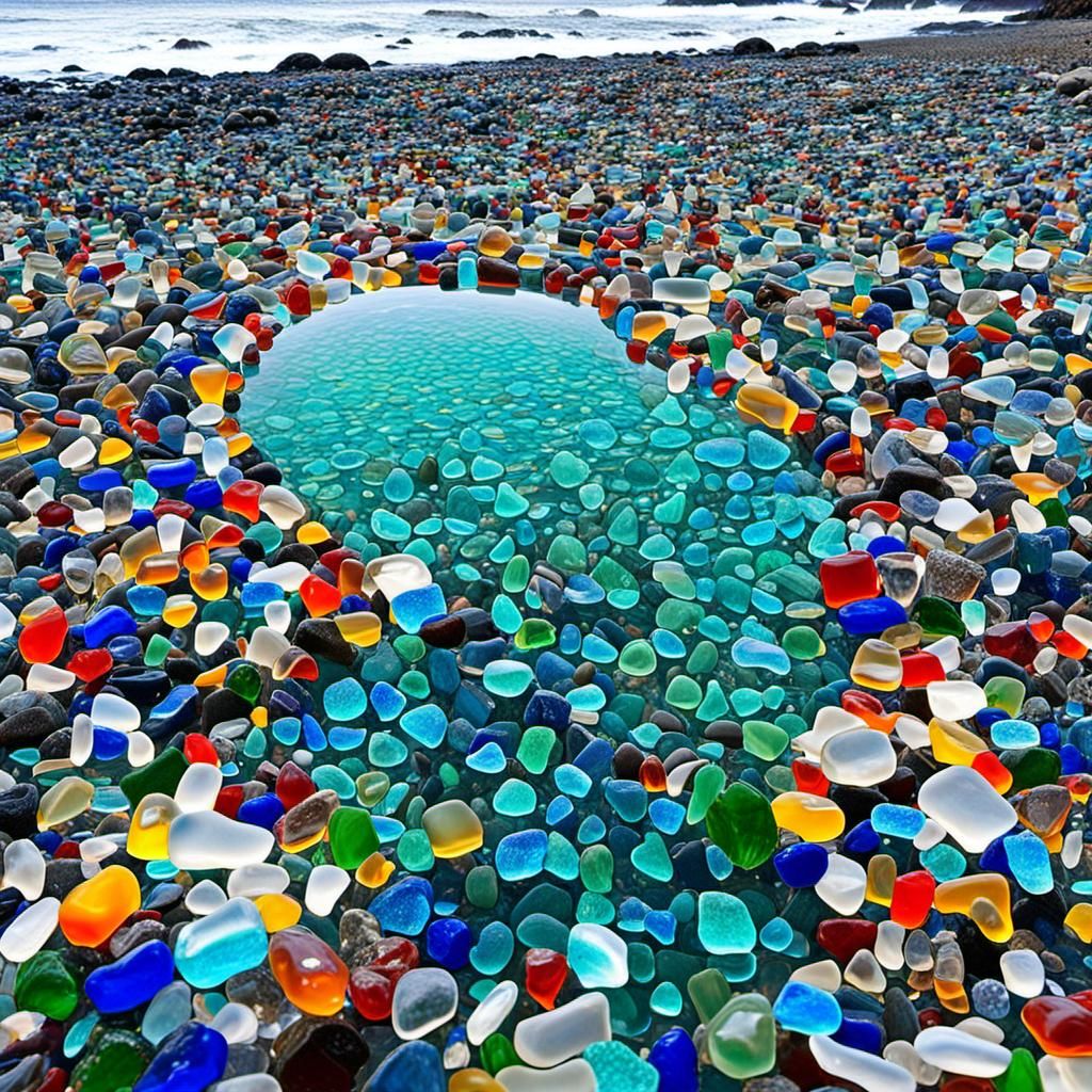 Glass Beach In California Glass beach in california, épico, extremadamente lindo y colorido