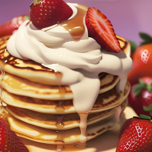 Pancakes AI Generated Artwork NightCafe Creator