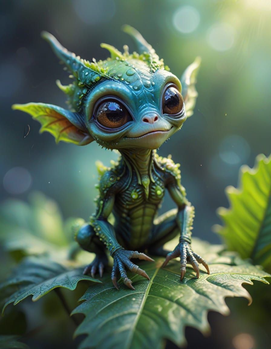 Tiny creature  by @Solstorm