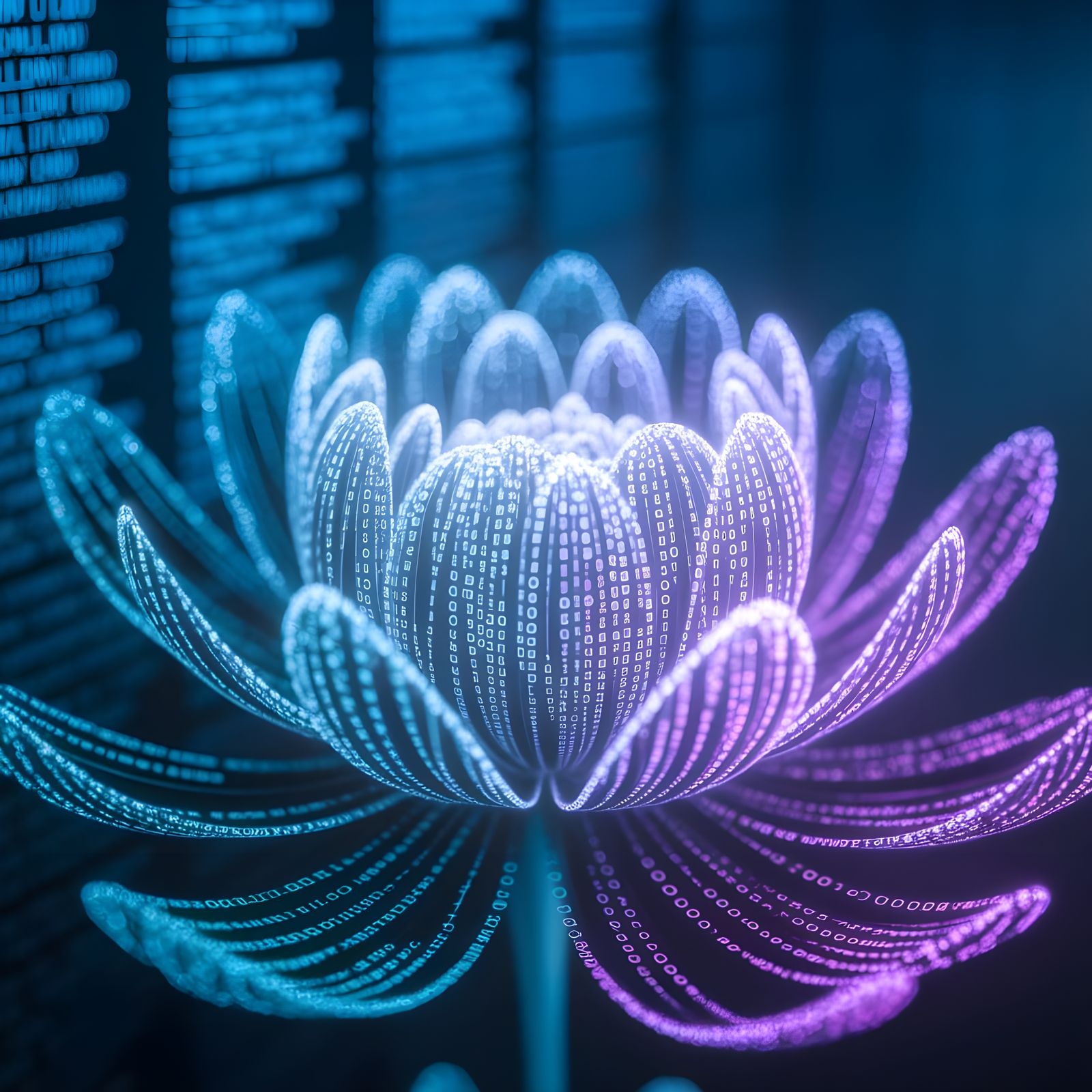 Bloom of Code  by @Shelly