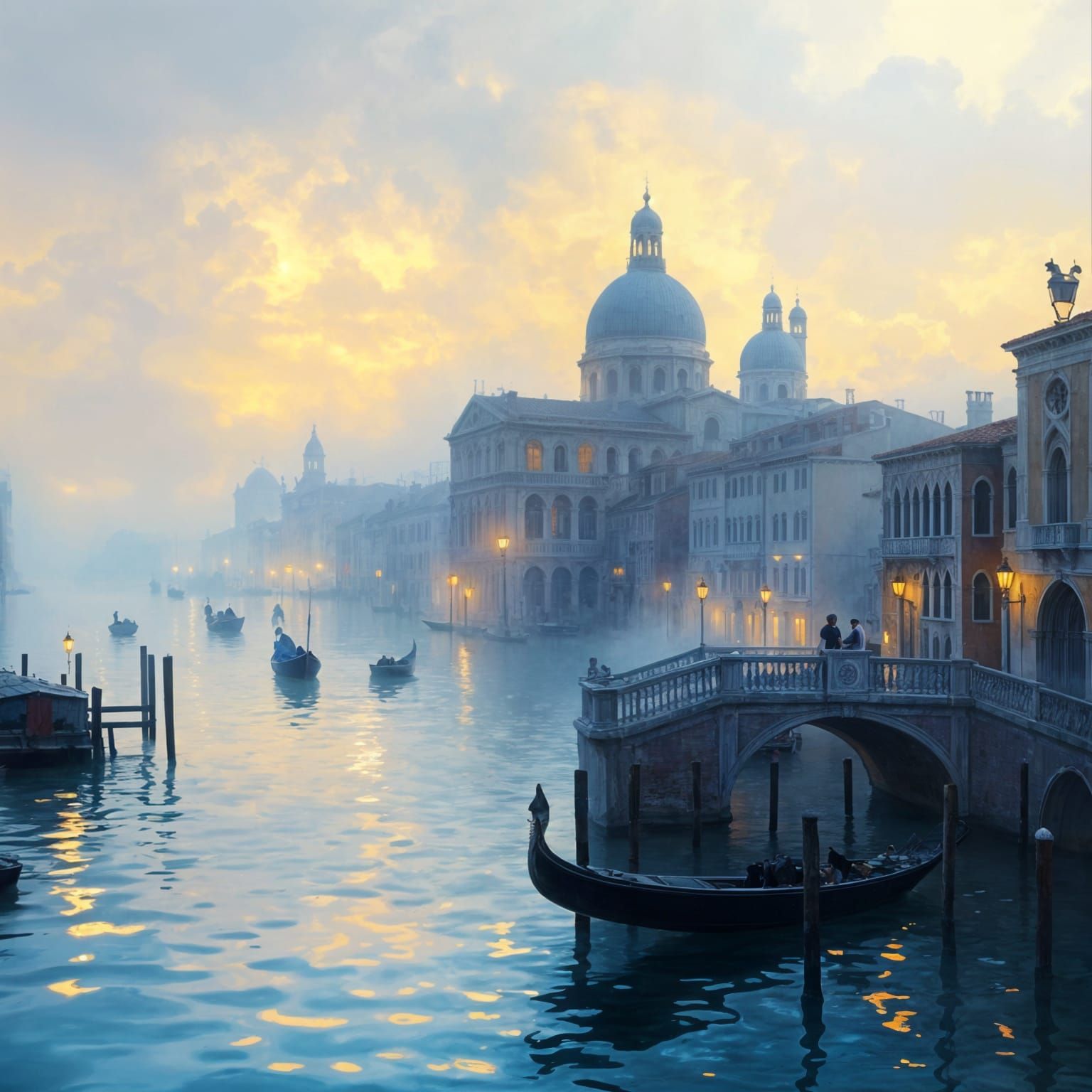 Venice at dawn   by @MArt