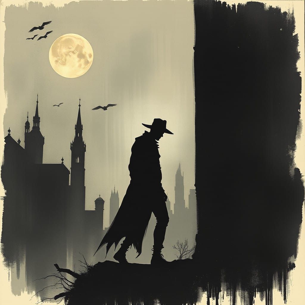 Vampire returning home   by @Ogresse