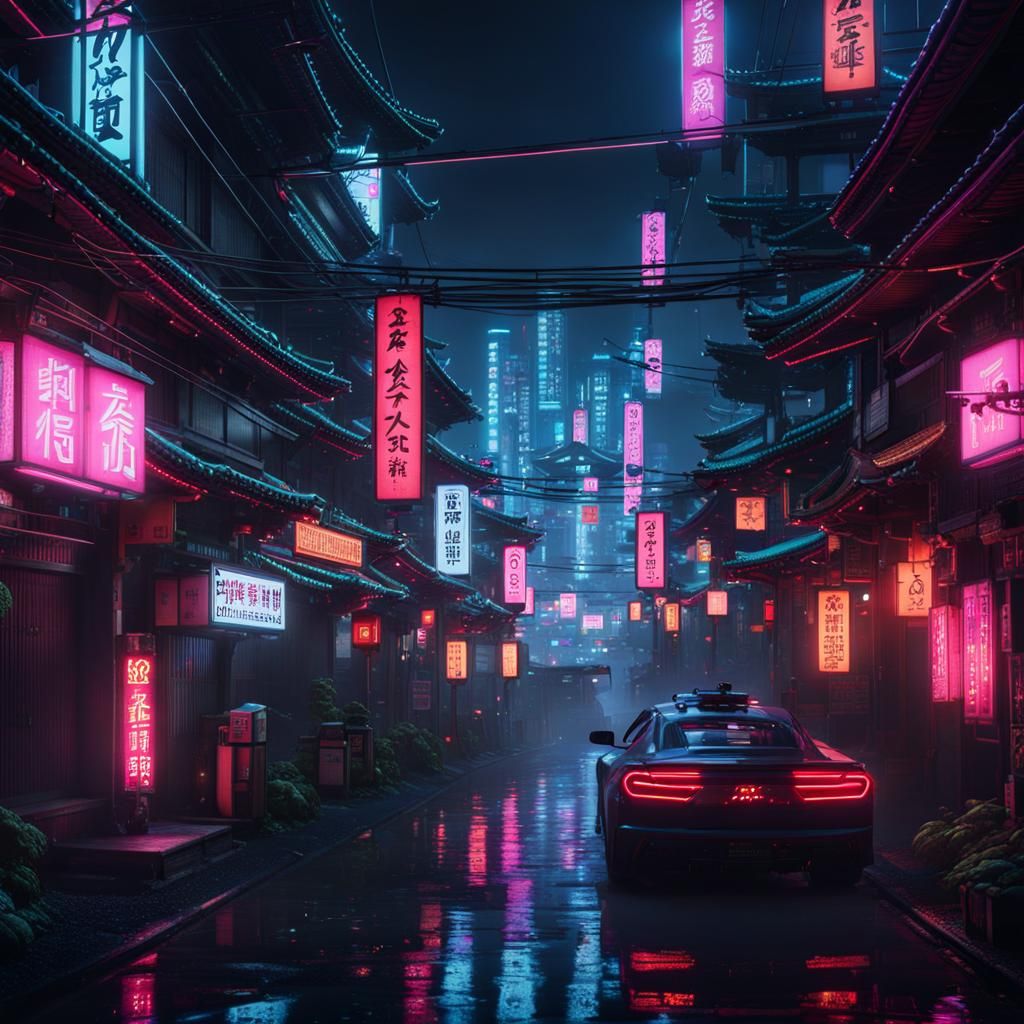 Cyberpunk Kyoto