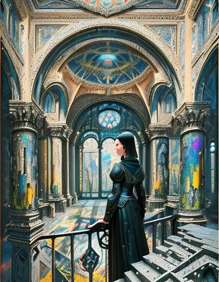expressionism detailed painting hyperrealism modern art roma...