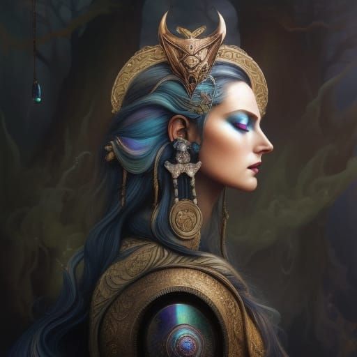 Pagan Norse Goddess Freya - Ai Generated Artwork - Nightcafe Creator