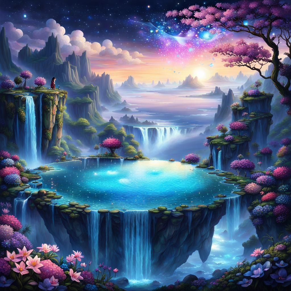 Ethereal Oasis - AI Generated Artwork - NightCafe Creator