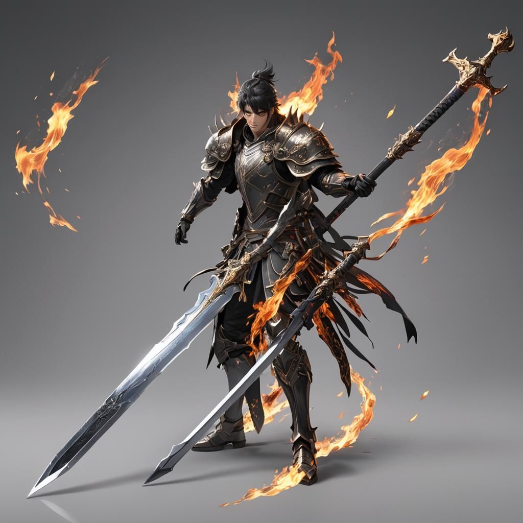 A hero of swords