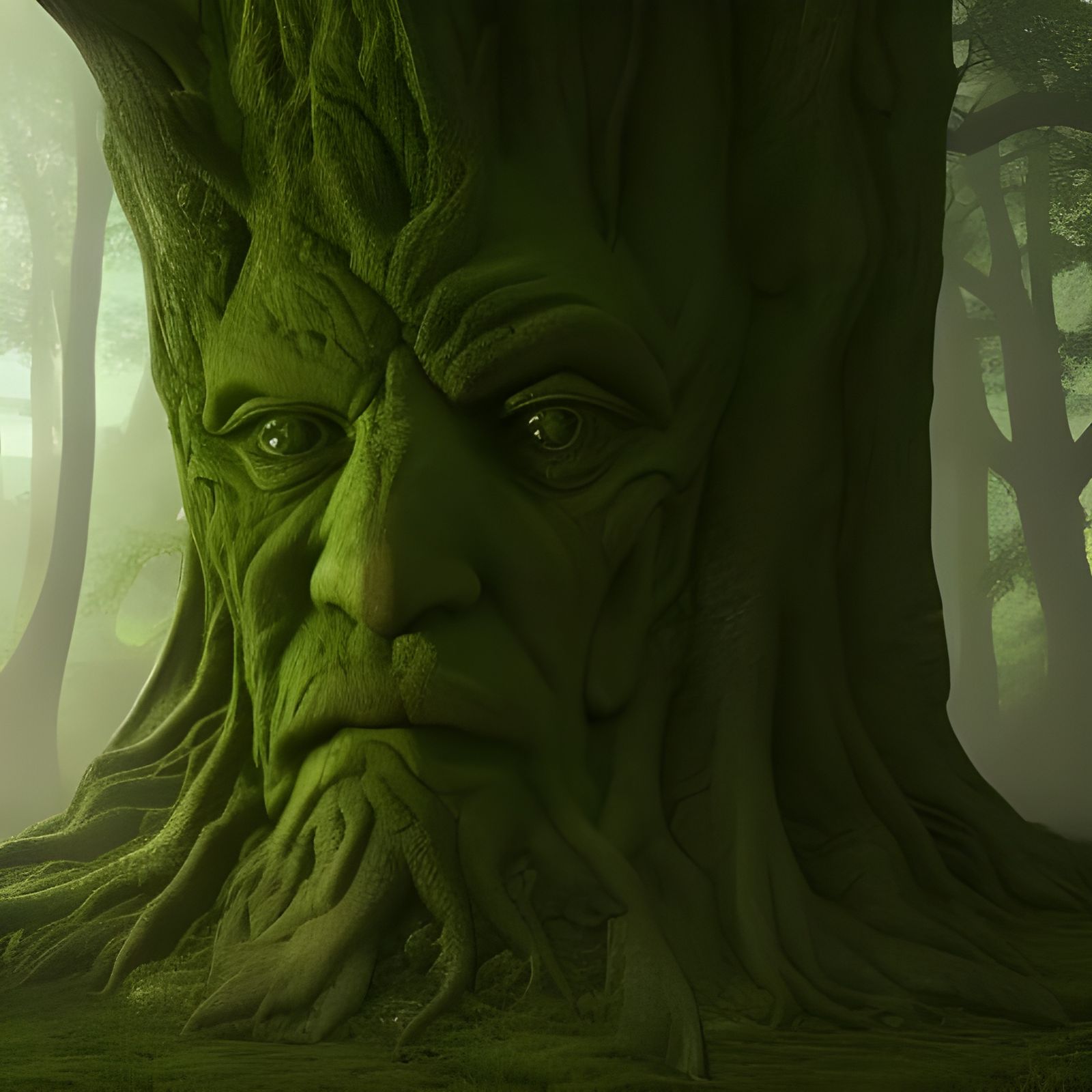 The watcher in the woods  by @Mog