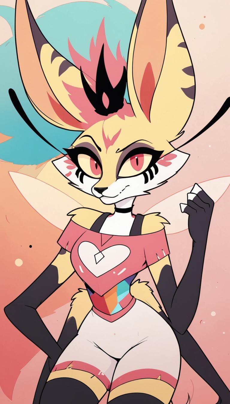 Portrait of an adorable mythical beautiful Beelzebub from He...