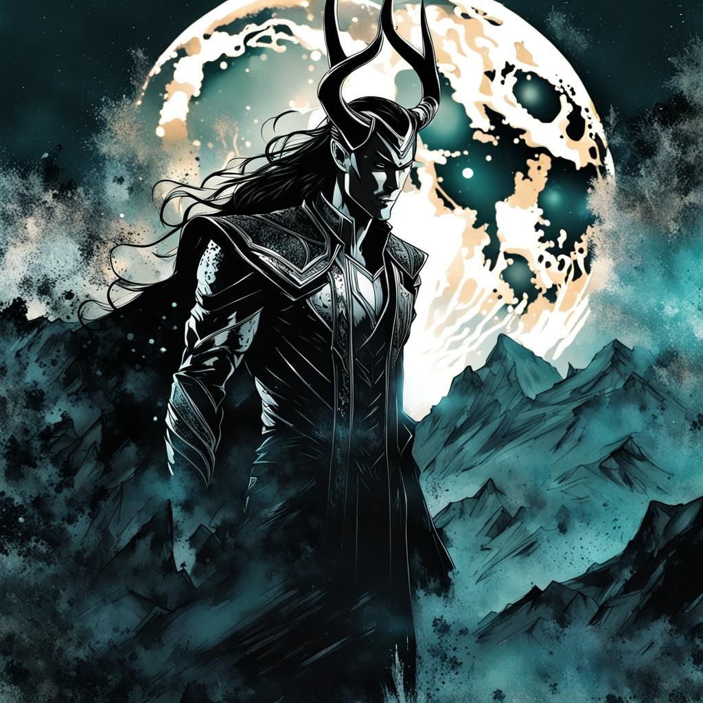 Loki, God of Mischief  by @NoaLeFabricant