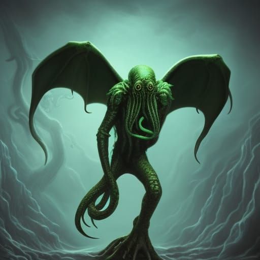 Cthulhu - AI Generated Artwork - NightCafe Creator