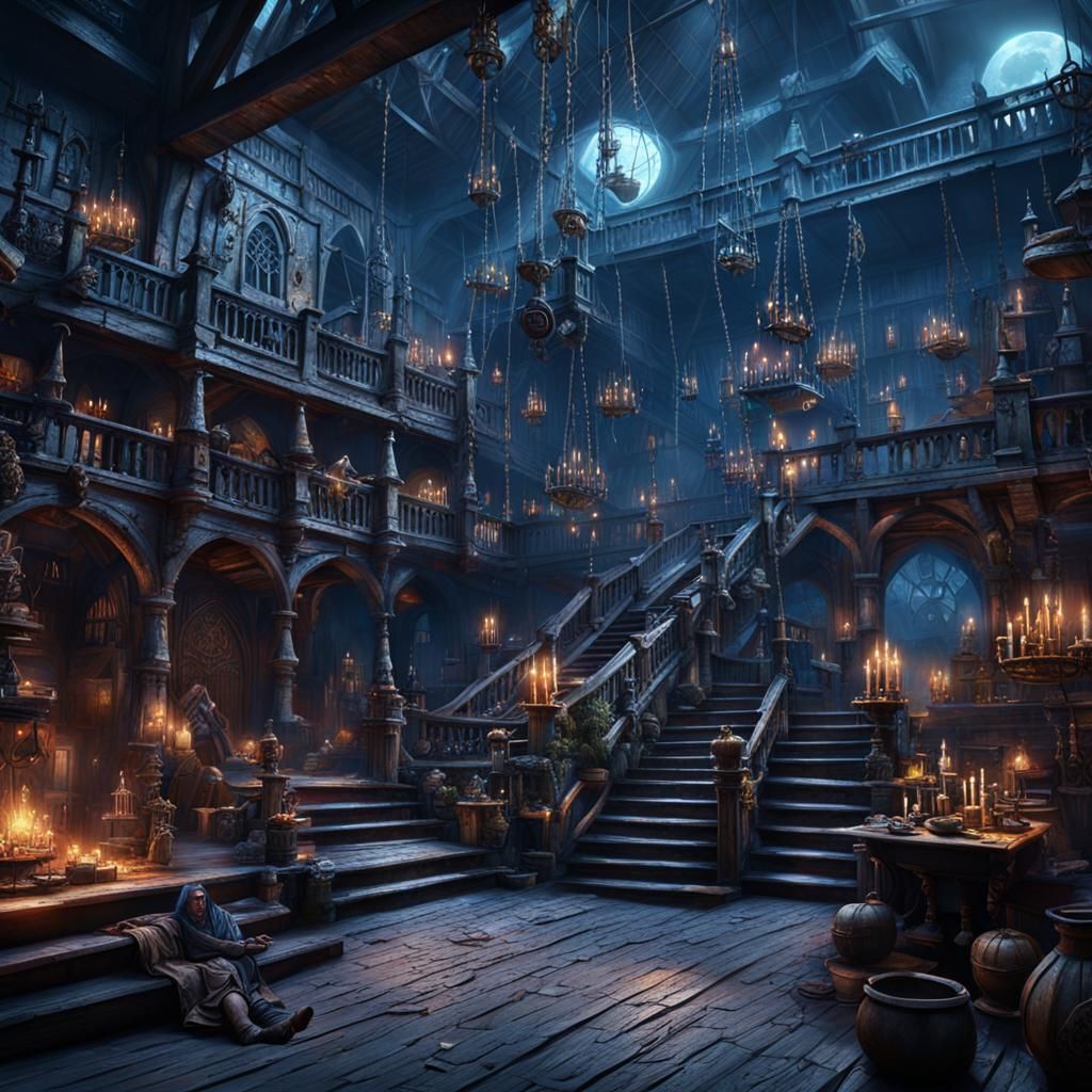 Medieval Voodoo Pirate Witch Lair
  by @Al
