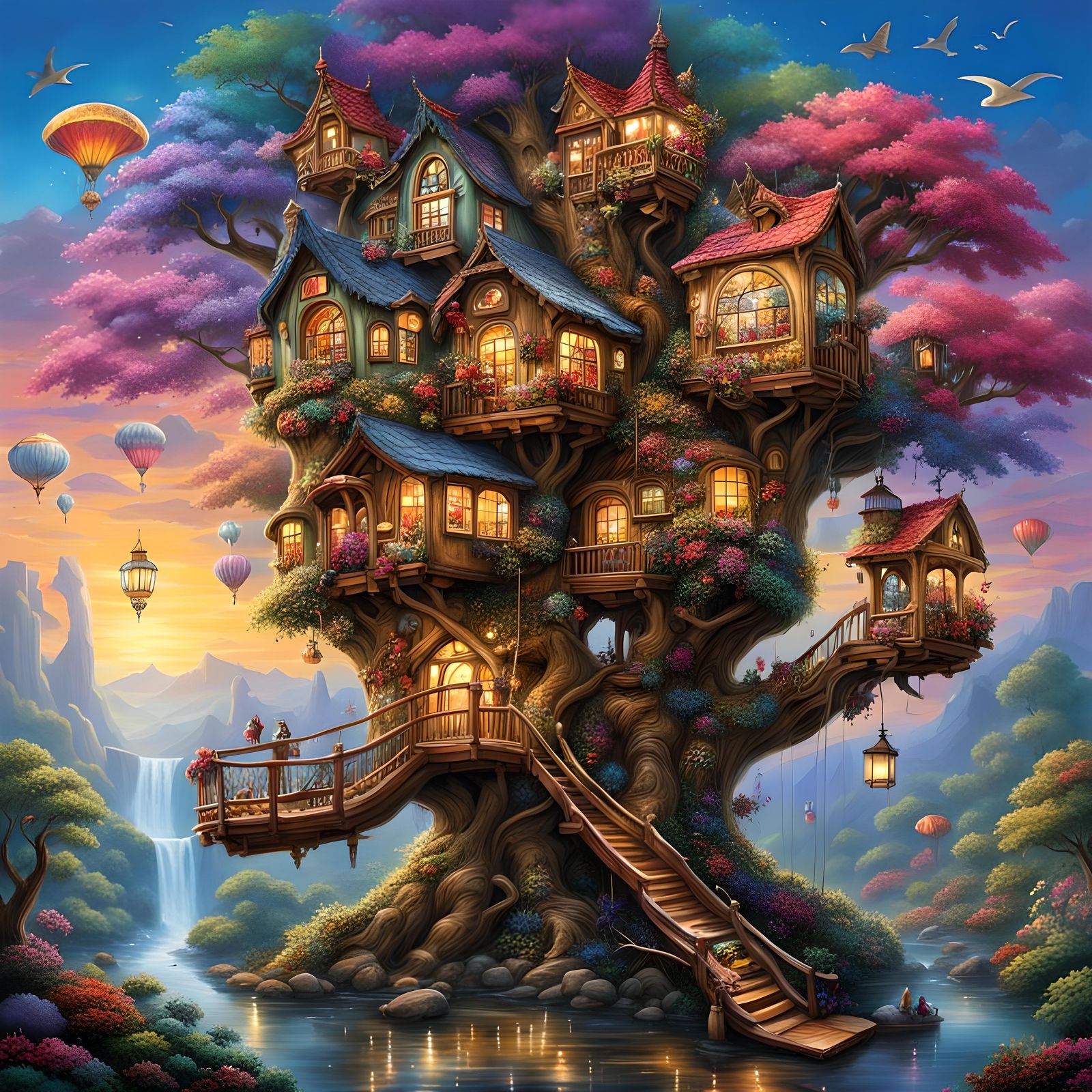 Ye Olde Treehouse Paradise Lodge  by @PS