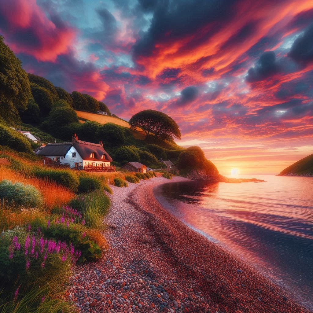 Peaceful manor house