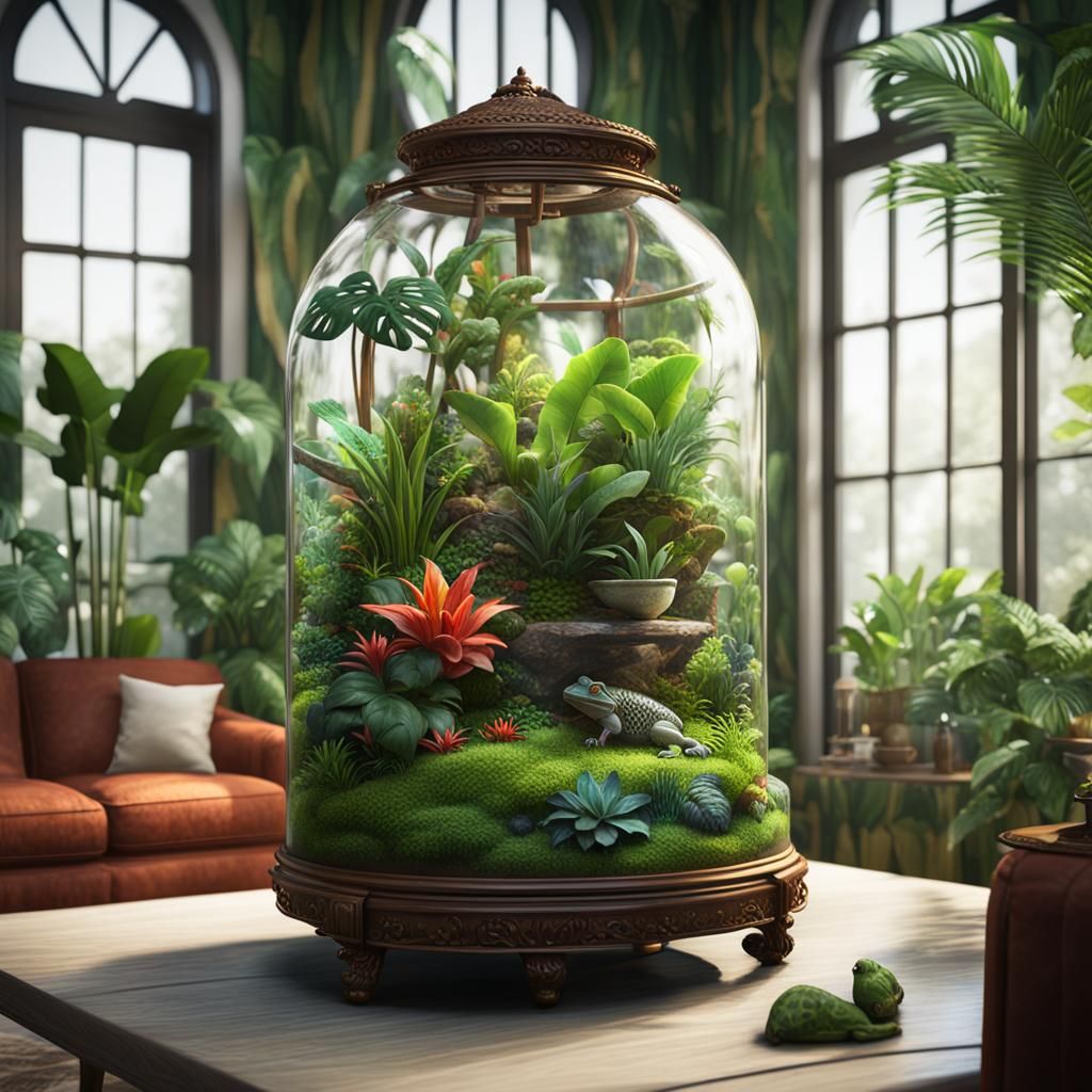Frog Terrarium  by @Alia