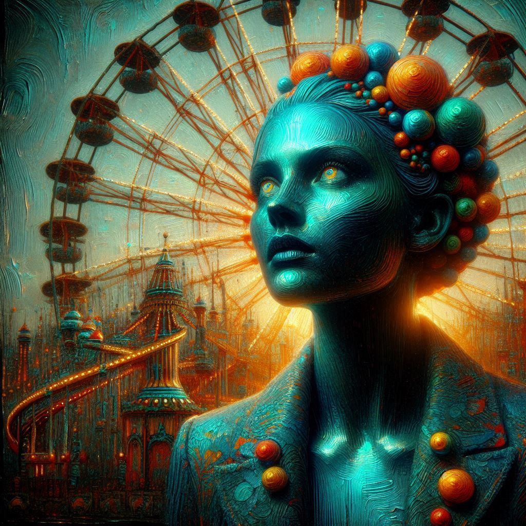 The amusement park you dream of on misty moonlit nights