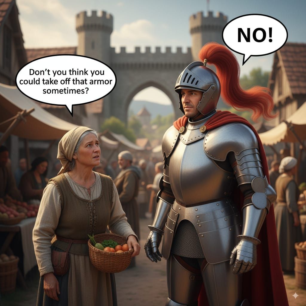 The Honourable Sir Godric - "Armor, Always Armor"