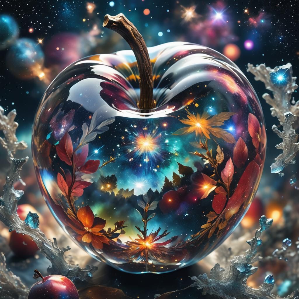 Crystal apple  by @Tenar