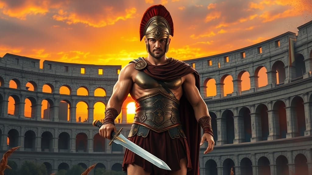 Gladiator movie poster  by @ _non_
