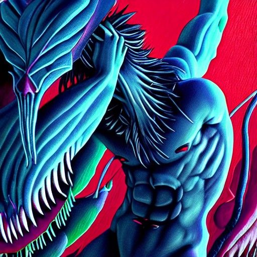 Nephilim by Belén Ortega's, epic detail, cinematic scene, sharp detail